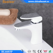 Modern Brass Single Handle Bathroom Paint Faucet